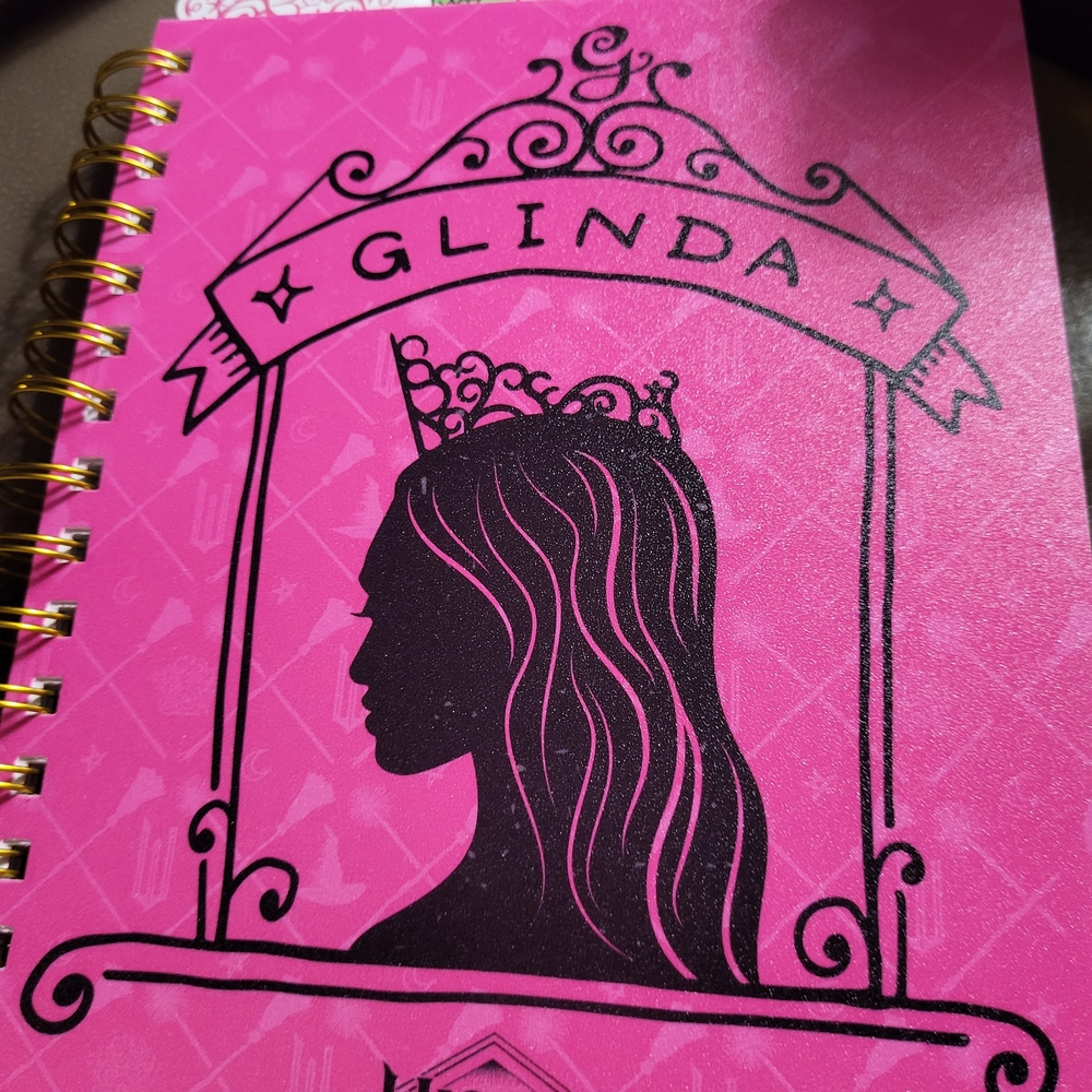 Glinda Pink Crown Design Notebook